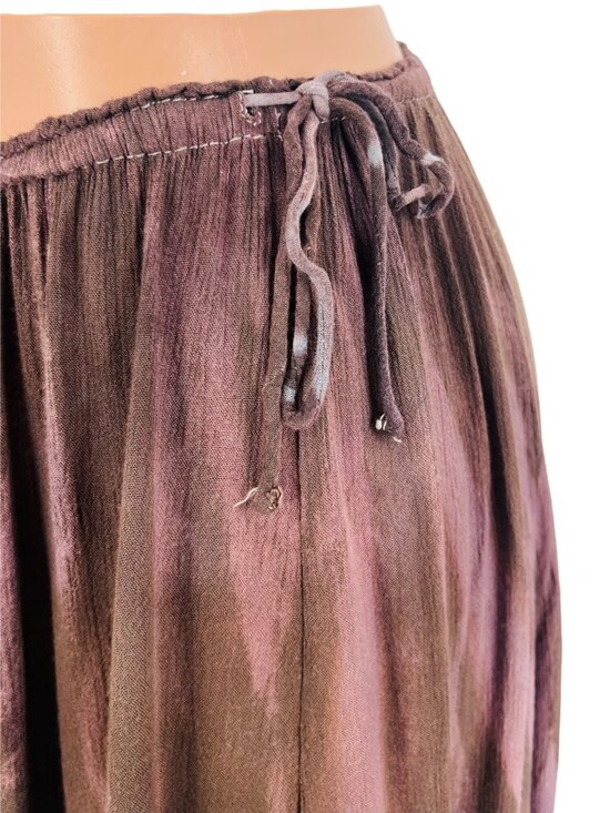Vtg Free People Boho Embroidered Maxi Skirt| Boho Grunge Fairycore Dark Coquette - Picture 9 of 16